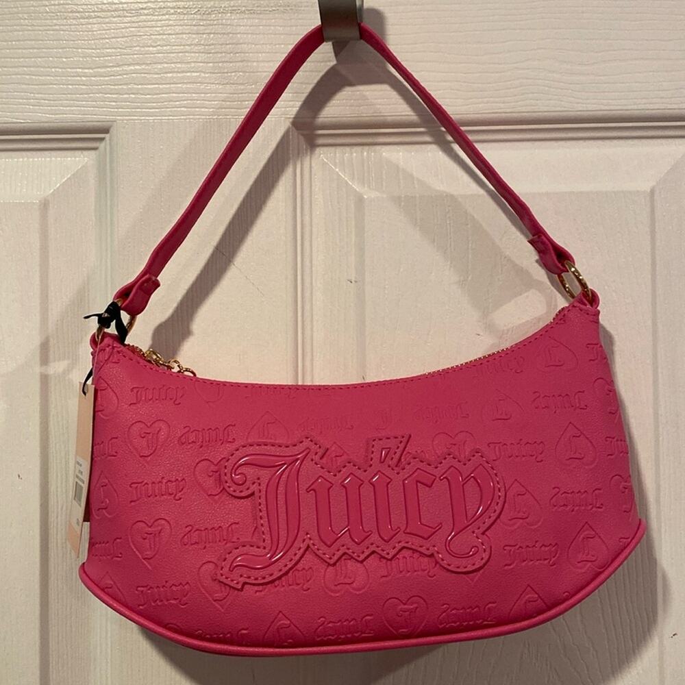 BNWT JUICY COUTURE Upgrade U Shoulder Bag in Juicy Pink